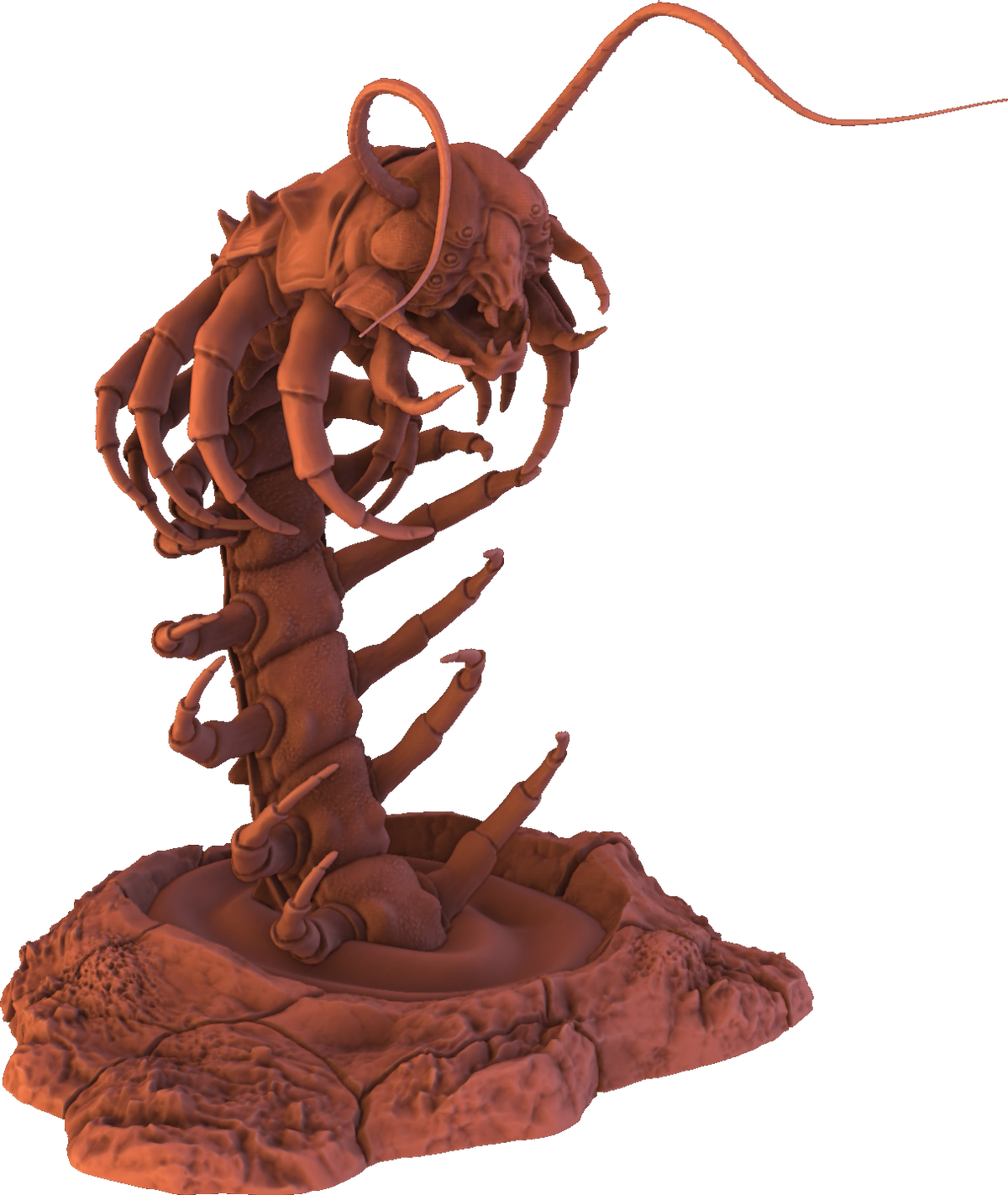 SRS Studios - Scaldera - Magma Centipede - DnD/TTRPG/Roleplaying/Wargames