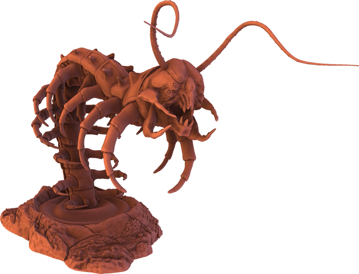 SRS Studios - Scaldera - Magma Centipede - DnD/TTRPG/Roleplaying/Wargames