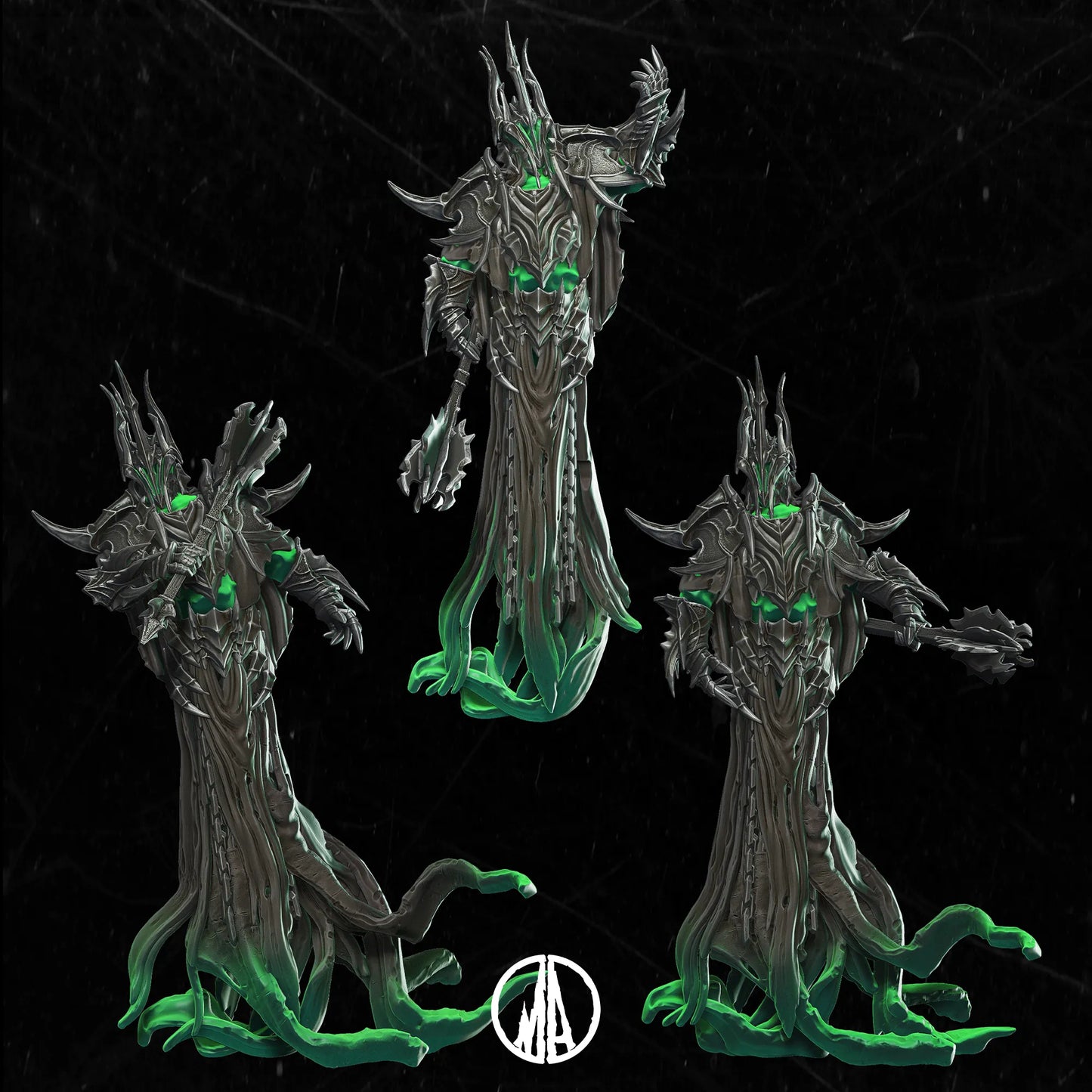 Monolith Arts - Lost Souls II - Malicious Wraith - DnD/TTRPG Figure/Miniature