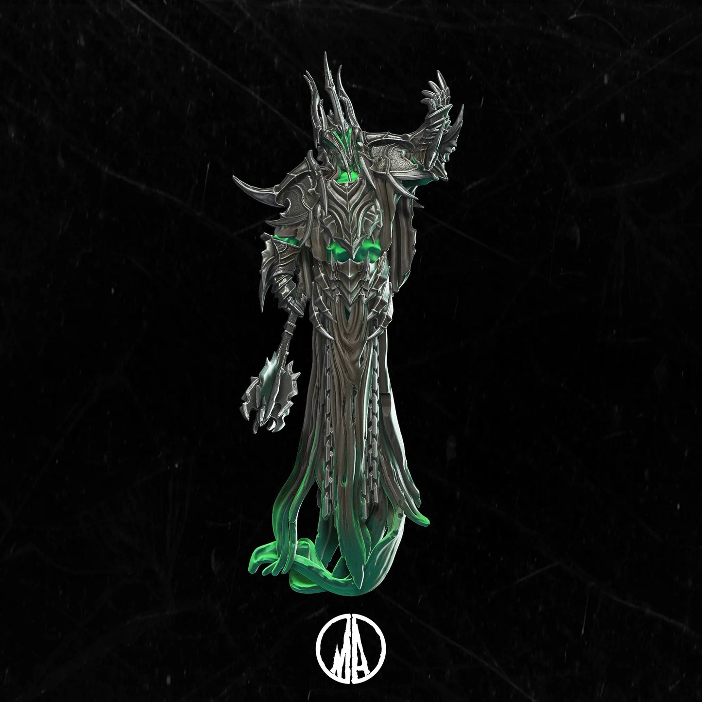 Monolith Arts - Lost Souls II - Malicious Wraith - DnD/TTRPG Figure/Miniature