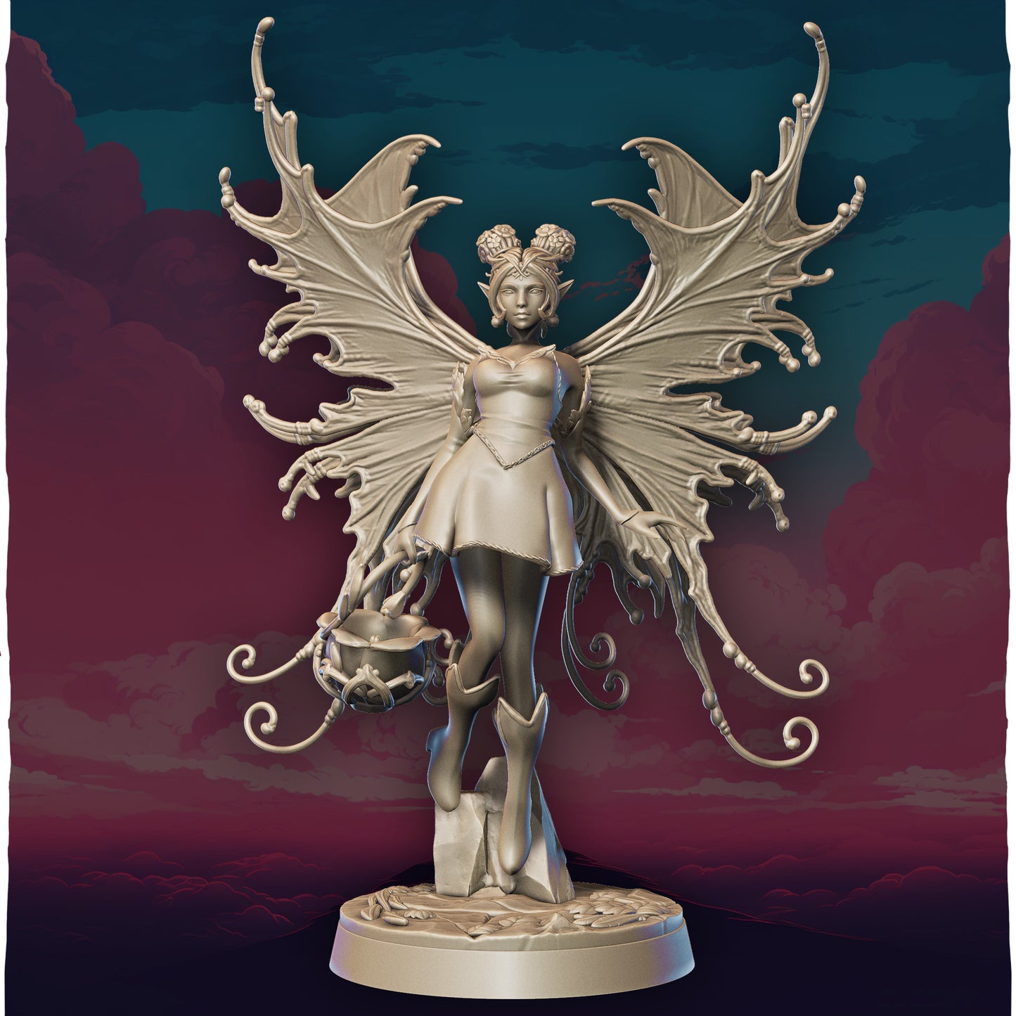 Lily's Minis - Charming Champions - Meadow Stardancer - 75mm Pin Up/Figure/Model/Diorama