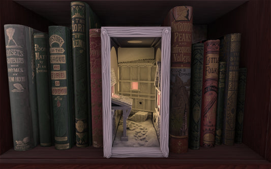 Crosslances - Book Nook/Shelf Insert - Medieval Village