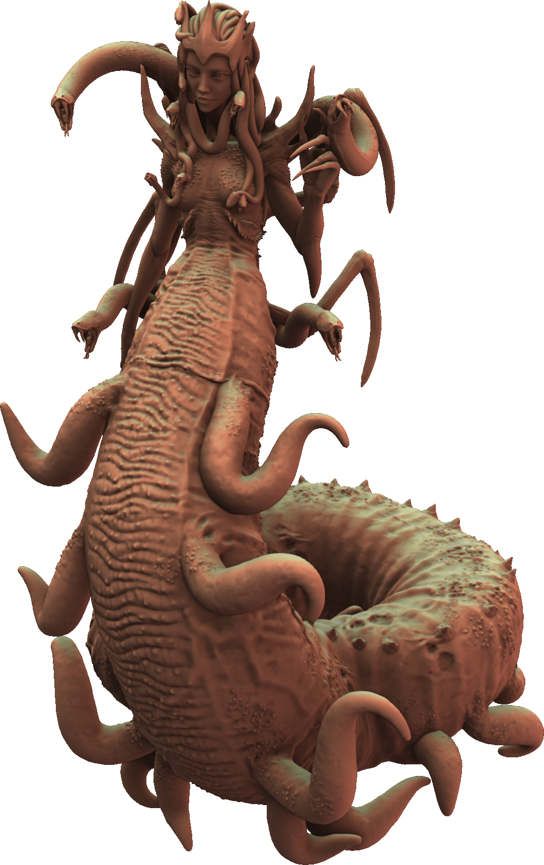 Crippled God Foundry - Shadowcurse - Medusa - DnD/TTRPG Figure/Miniature