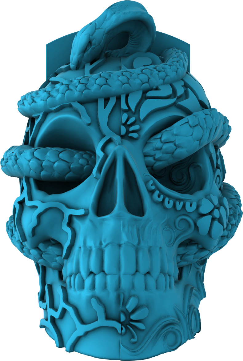 Digital Creative Works - Skull Headphone/Controller Mount - Sugar - Prop/Decoration