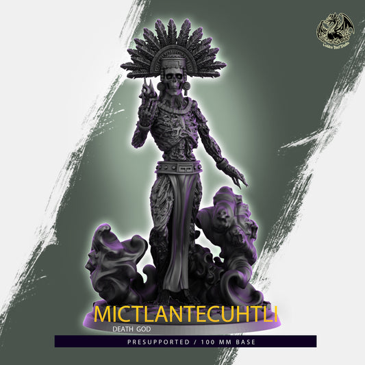 Golden Thief Studio - Mictlantecuhtli, God of the Underworld - DnD/TTRPG Figure/Miniature
