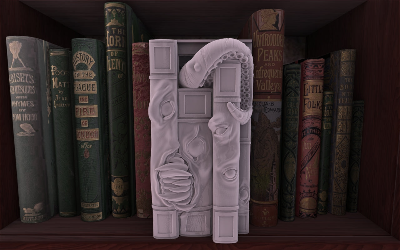 Crosslances - Book Nook/Shelf Insert - Mimic #2