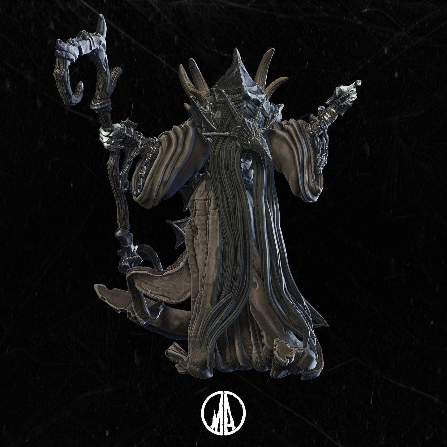 Monolith Arts - Lost Souls II - Miserable Crone - DnD/TTRPG Figure/Miniature