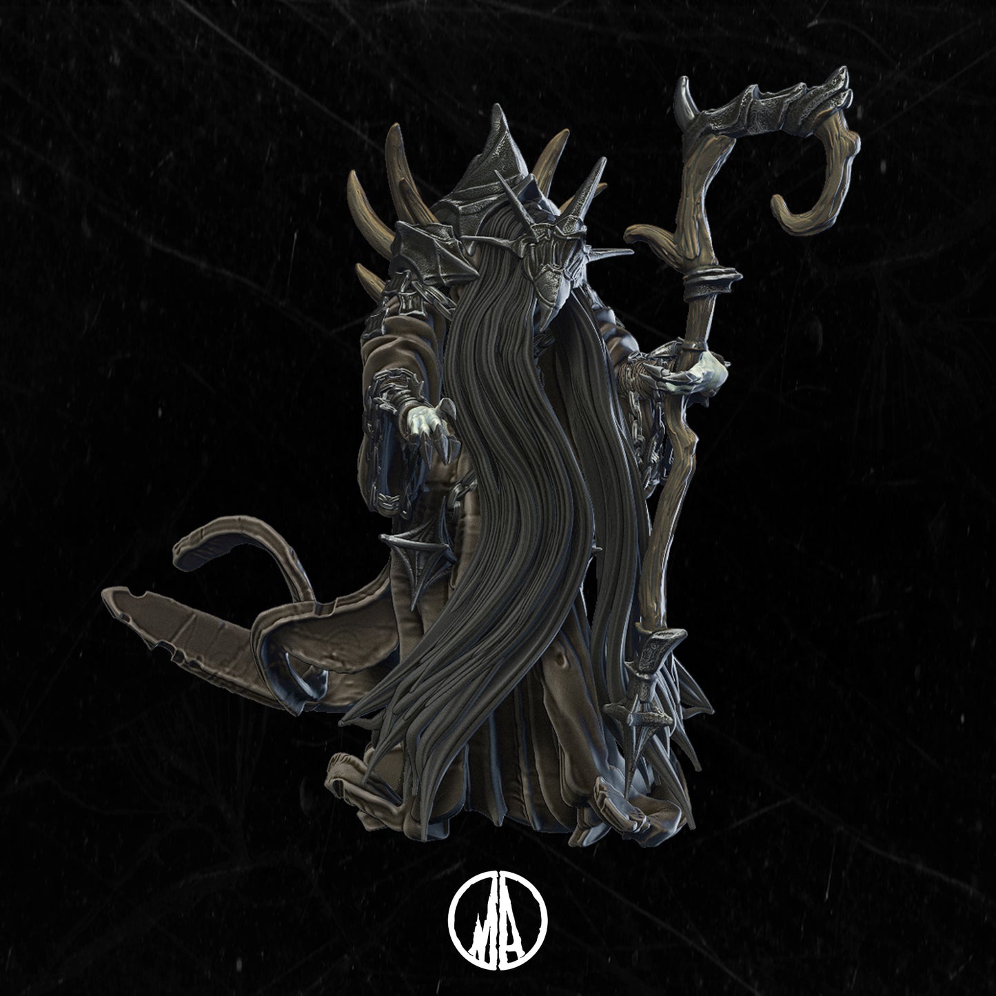 Monolith Arts - Lost Souls II - Miserable Crone - DnD/TTRPG Figure/Miniature