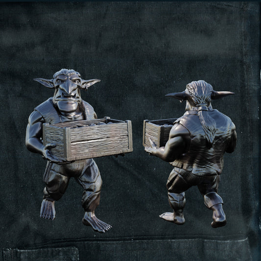 Skadi Studios - Helmsman's Shanties - Goblin Worker  - DnD/TTRPG Figure/Miniature