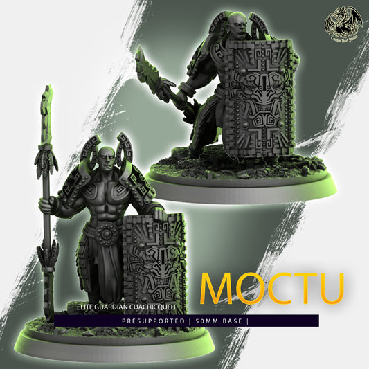Golden Thief Studio - Moctu, Elite Guardian Cuachicqueh - DnD/TTRPG Figure/Miniature