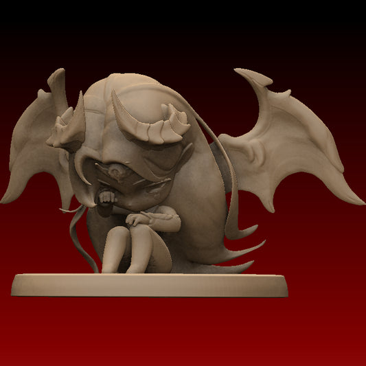 AliceFo - Chibi Monsters - Demoness #2 - DnD/TTRPG Figure/Miniature