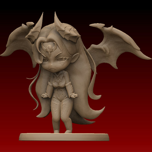 AliceFo - Chibi Monsters - Demoness #3 - DnD/TTRPG Figure/Miniature