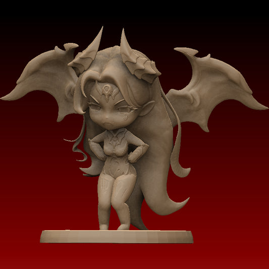 AliceFo - Chibi Monsters - Demoness #4 - DnD/TTRPG Figure/Miniature