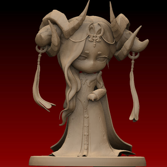AliceFo - Chibi Monsters - Demoness #6 - DnD/TTRPG Figure/Miniature