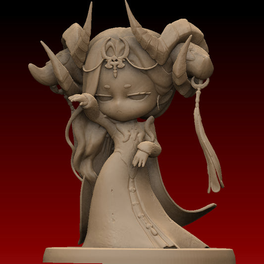 AliceFo - Chibi Monsters - Demoness #7 - DnD/TTRPG Figure/Miniature