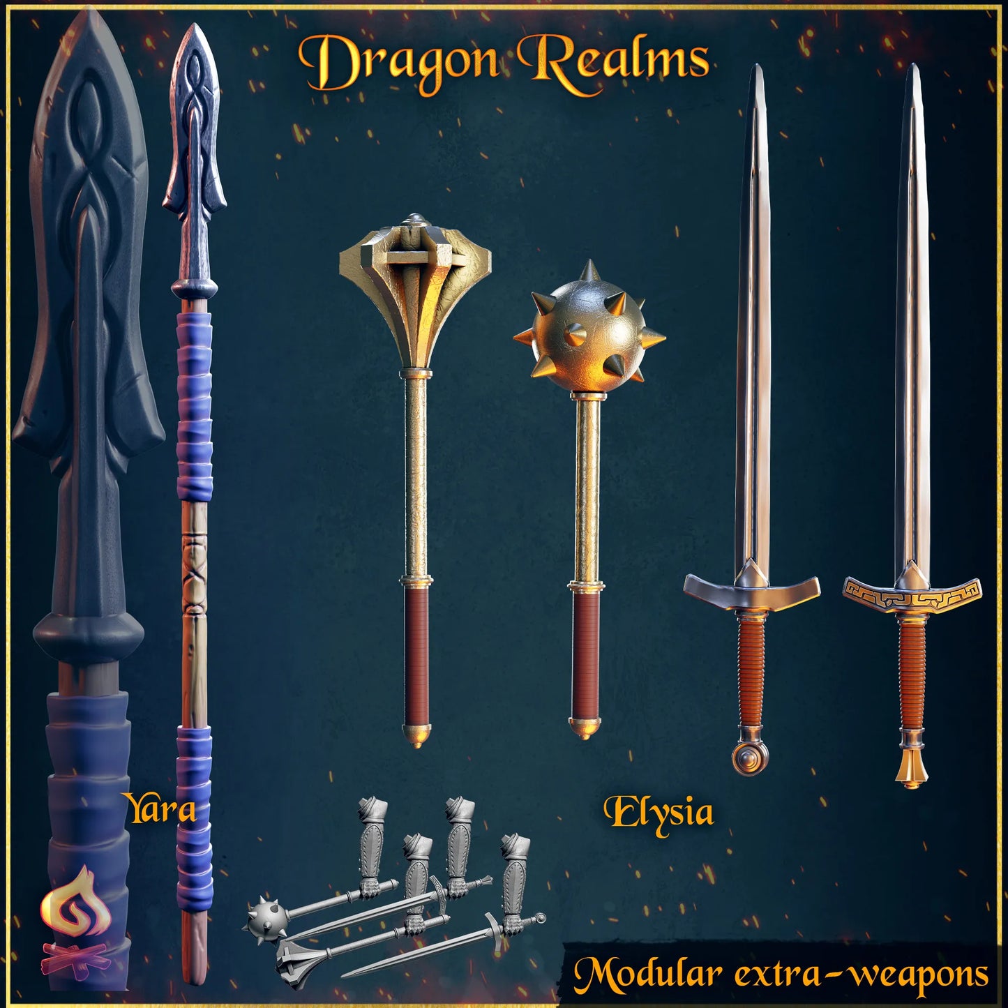 Safehold - Dragon Realms - Elysia the Knight - 120mm Pin Up/Figure/Model/Diorama