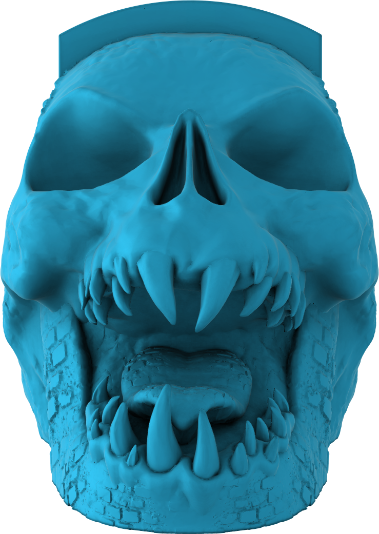Digital Creative Works - Skull Headphone/Controller Mount - Monster - Prop/Decoration