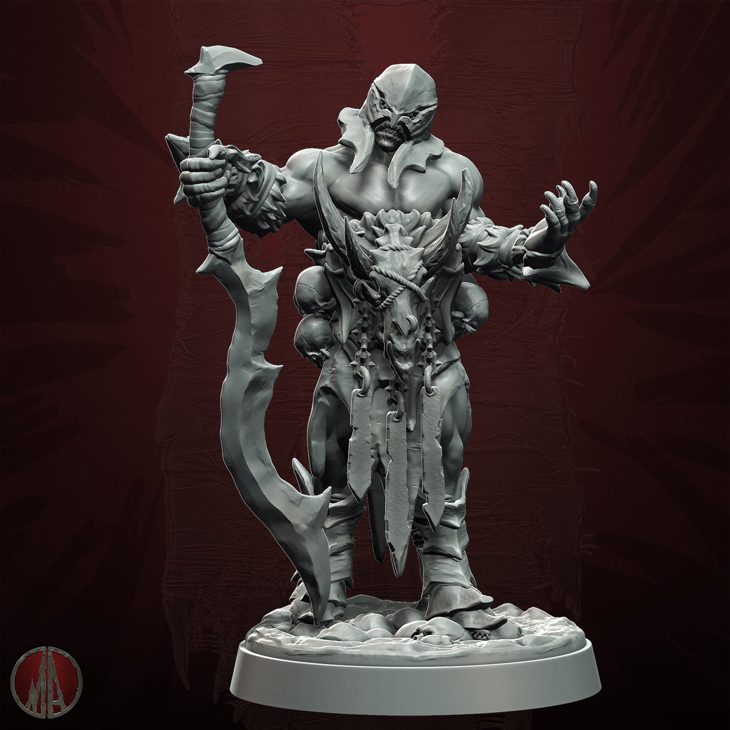 Monolith Arts - Orc Horde - Murgoz #4 - DnD/TTRPG Figure/Miniature