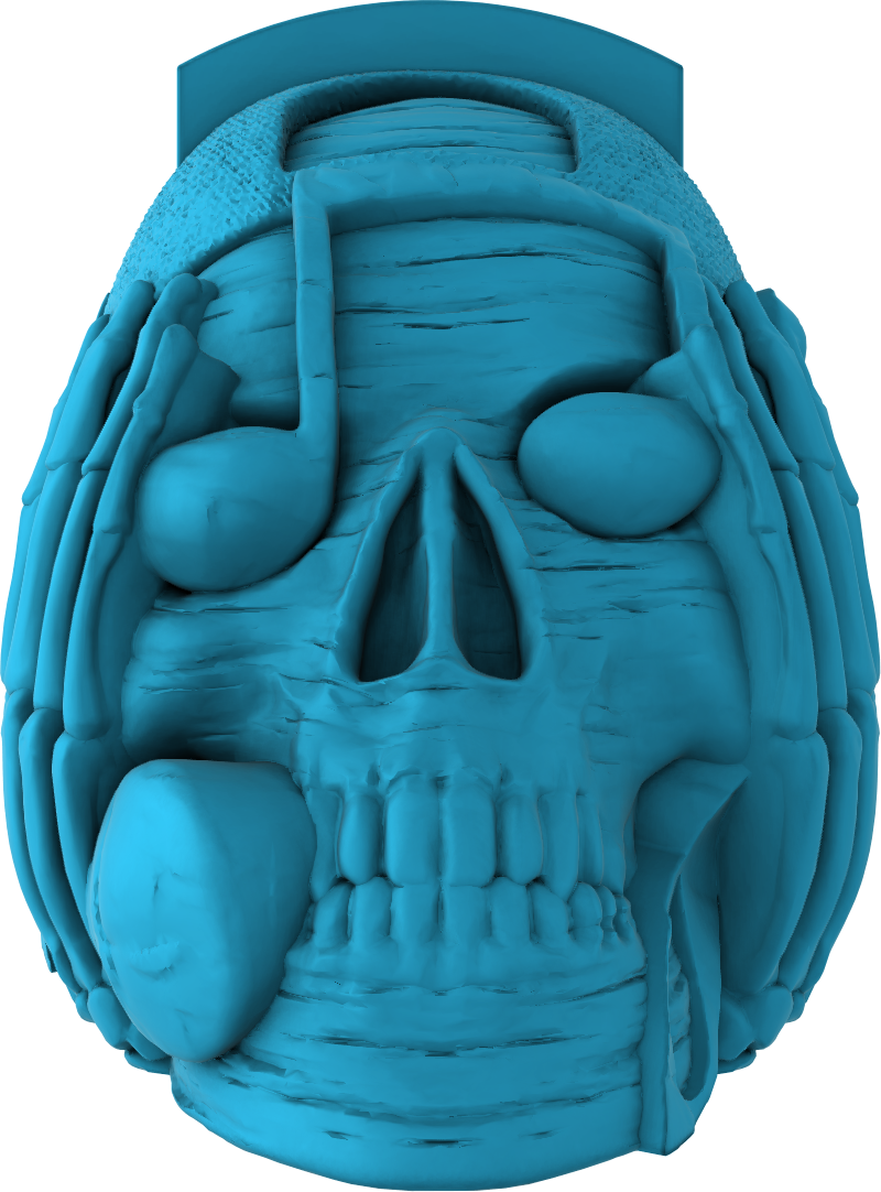 Digital Creative Works - Skull Headphone/Controller Mount - Musical - Prop/Decoration