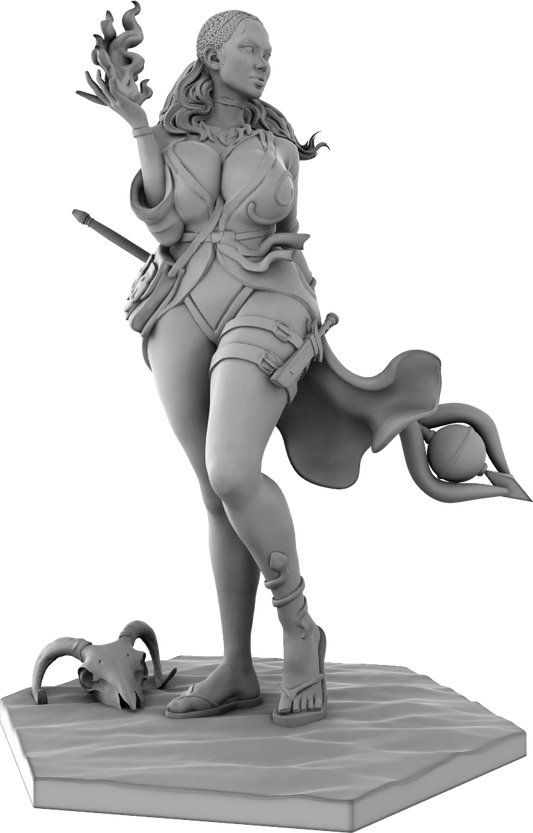 Ounce Art - Invicta Rati - Nanjala - 75/120mm Pin Up/Figure/Model/Diorama