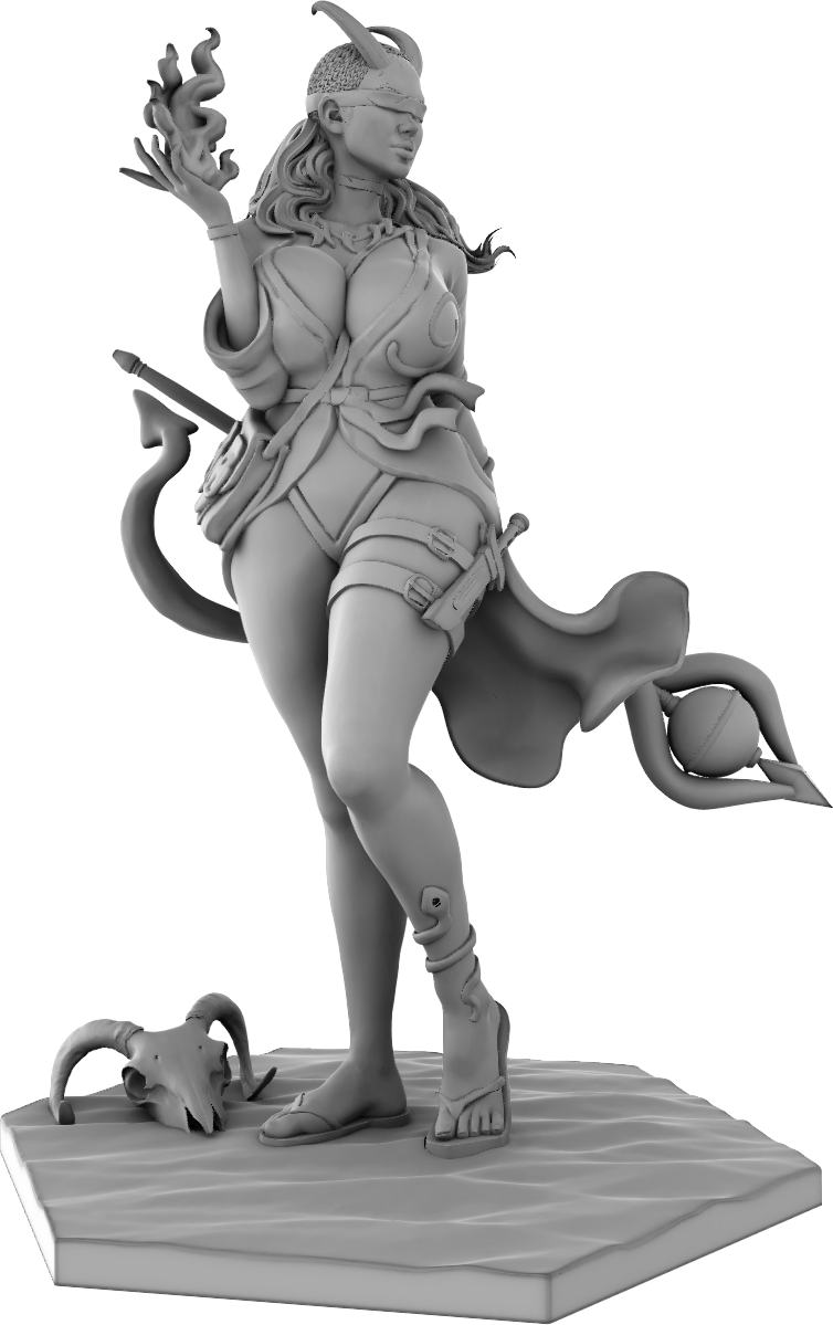 Ounce Art - Invicta Rati - Nanjala - 75/120mm Pin Up/Figure/Model/Diorama