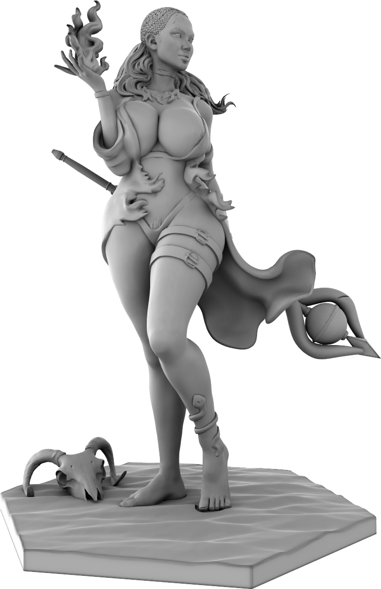 Ounce Art - Invicta Rati - Nanjala - 75/120mm Pin Up/Figure/Model/Diorama