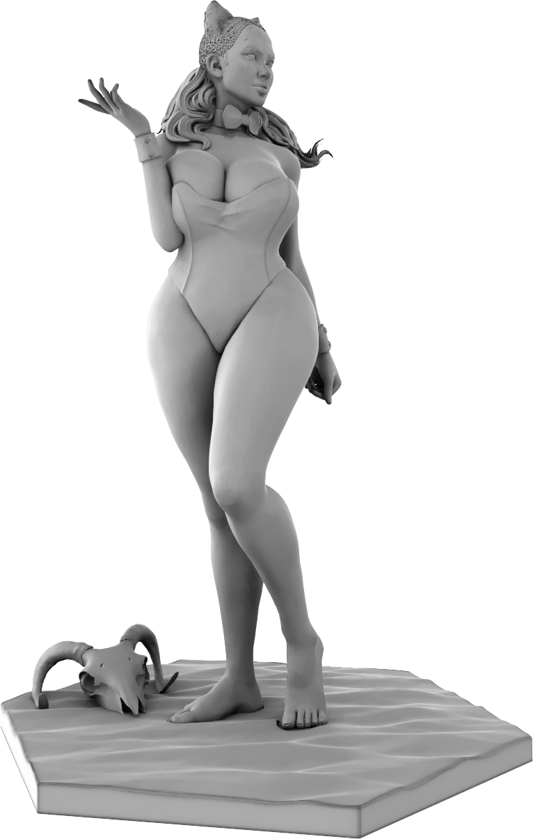 Ounce Art - Invicta Rati - Nanjala - 75/120mm Pin Up/Figure/Model/Diorama