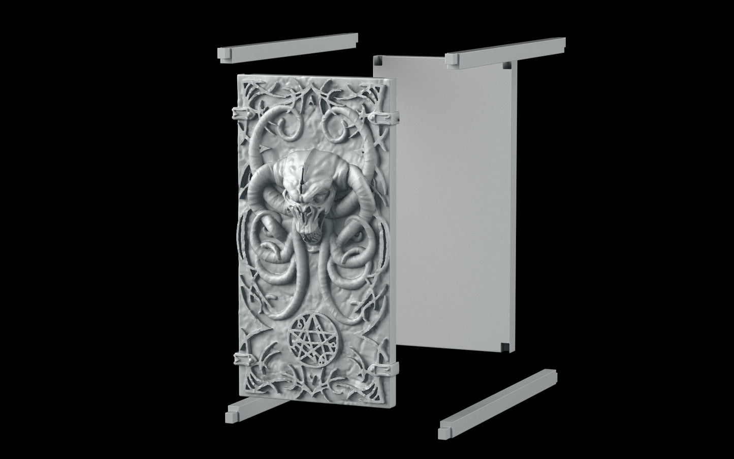 Crosslances - Book Nook/Shelf Insert - Necronomicon