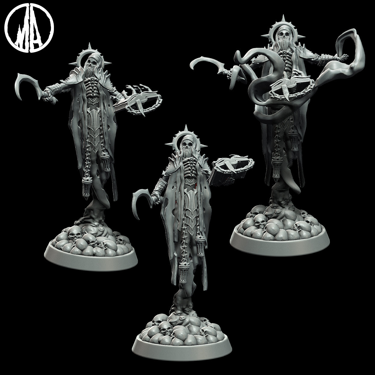 Monolith Arts - Lost Souls - Necromancer - DnD/TTRPG Figure/Miniature