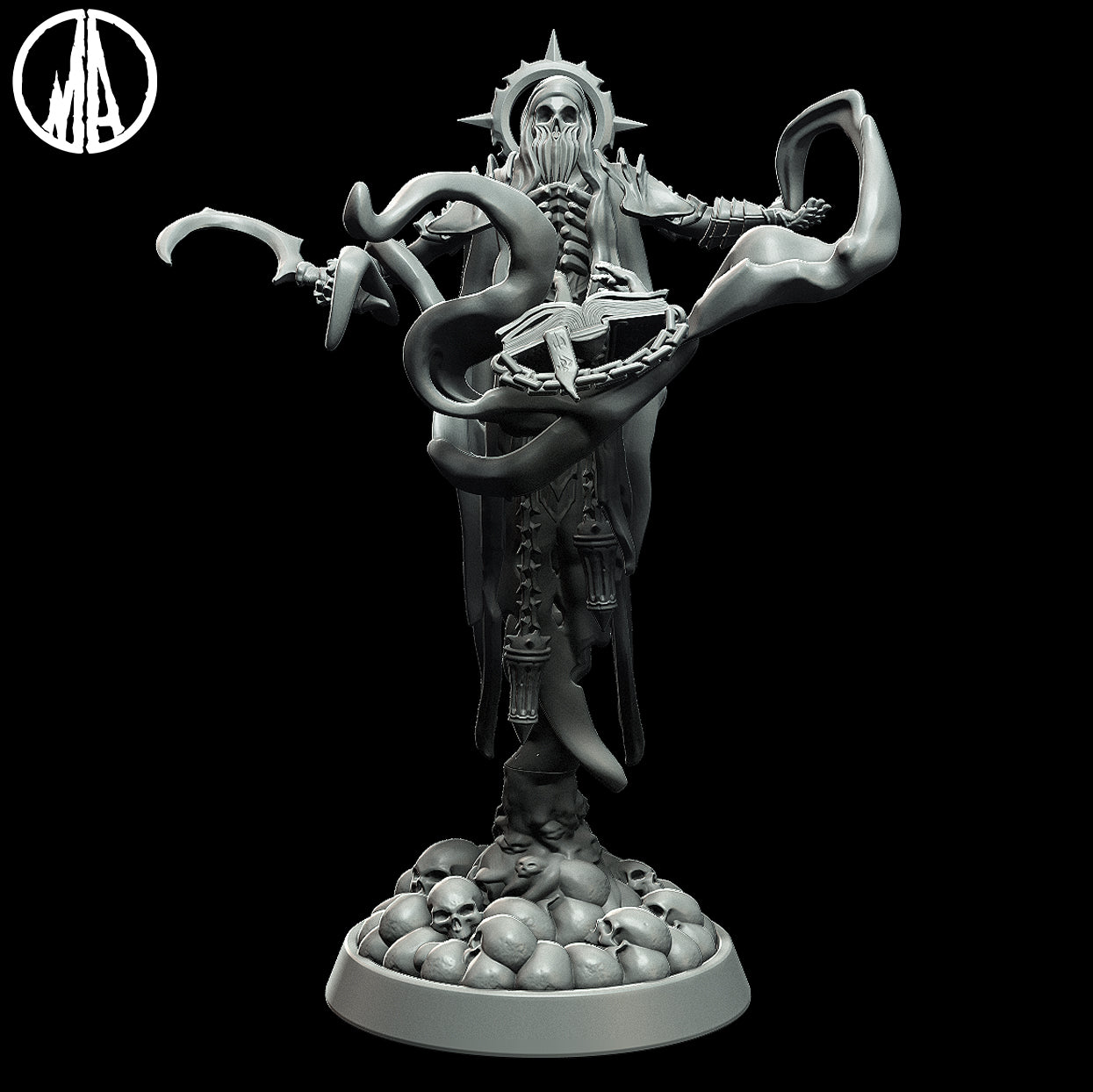 Monolith Arts - Lost Souls - Necromancer - DnD/TTRPG Figure/Miniature