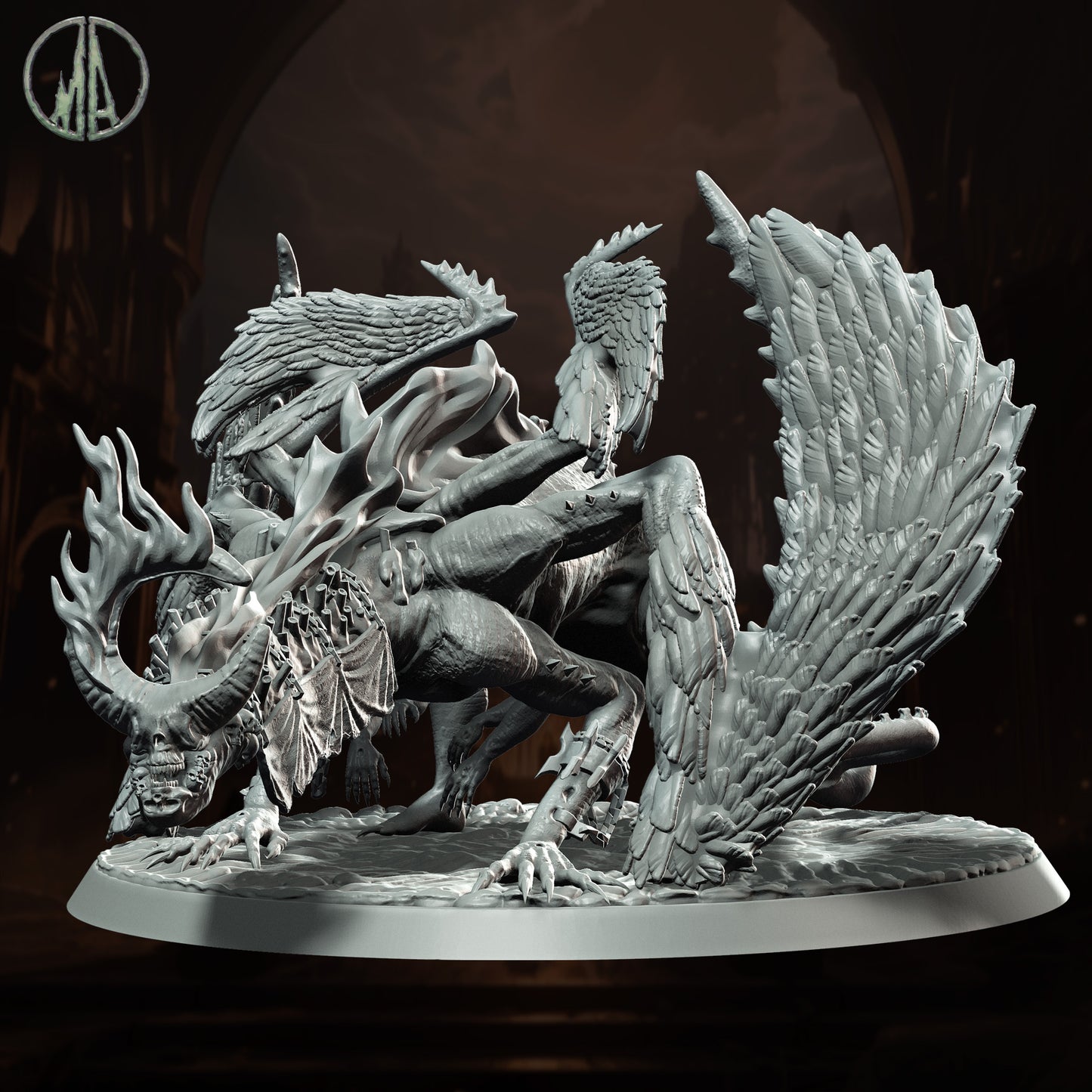 Monolith Arts - Legion of the Damned - Nephalim - DnD/TTRPG Figure/Miniature