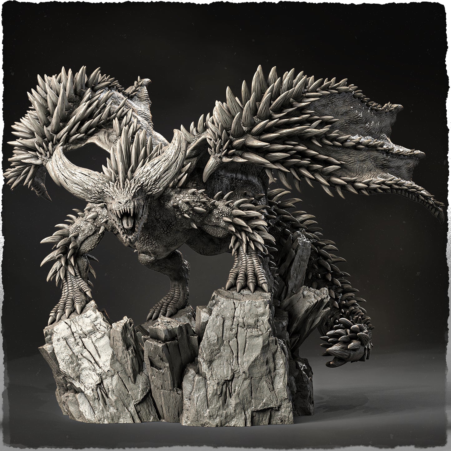 Evox Arts - Hunter's Guild - Dragon Eater - DnD/TTRPG Figure/Miniature