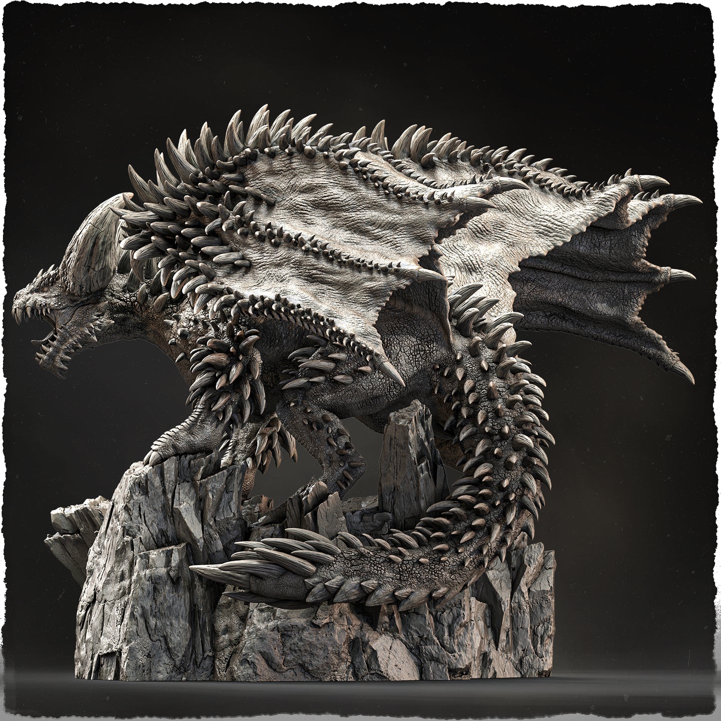 Evox Arts - Hunter's Guild - Dragon Eater - DnD/TTRPG Figure/Miniature