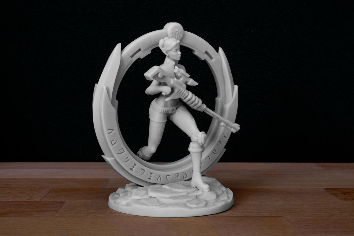AsymSculpts - Sculpted Sisters: Space Elves - Elaria #1 - 75mm Pin Up/Figure/Model/Diorama
