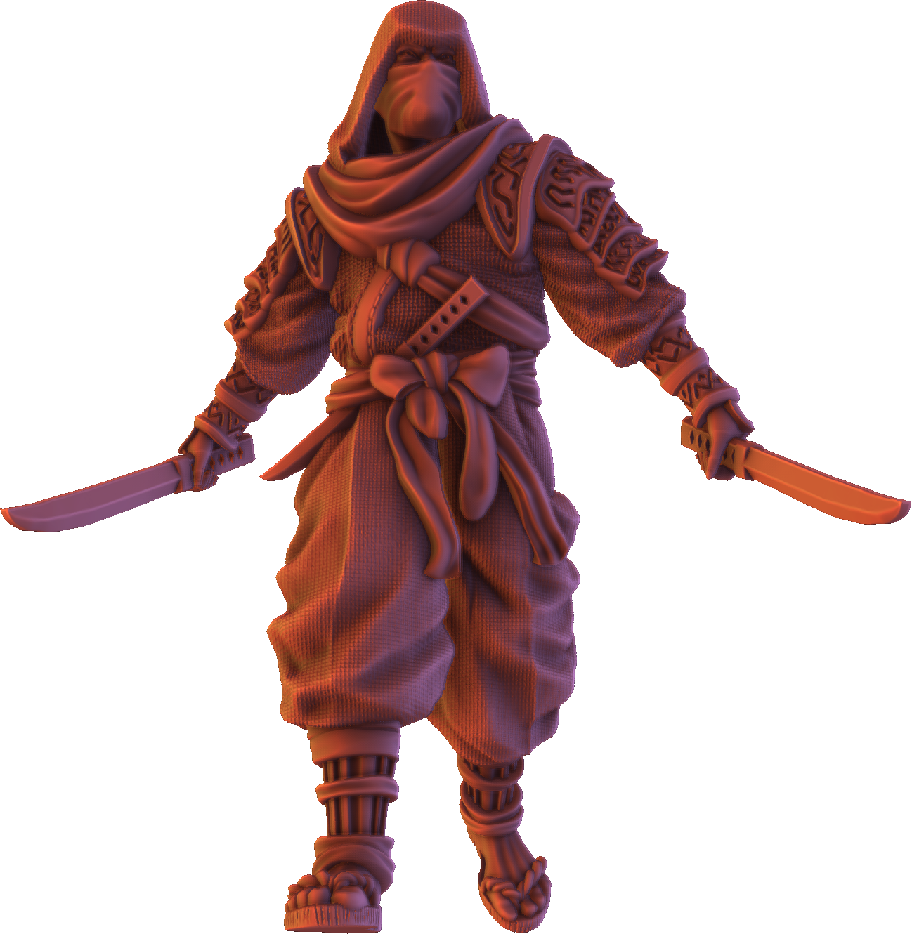 Forged Path - Tokugawa Ronin - Ninja Sword - DnD/Pathfinder/TTRPG Figure