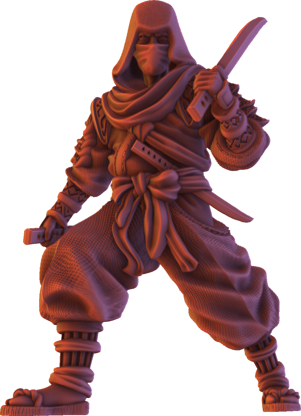 Forged Path - Tokugawa Ronin - Ninja Sword - DnD/Pathfinder/TTRPG Figure