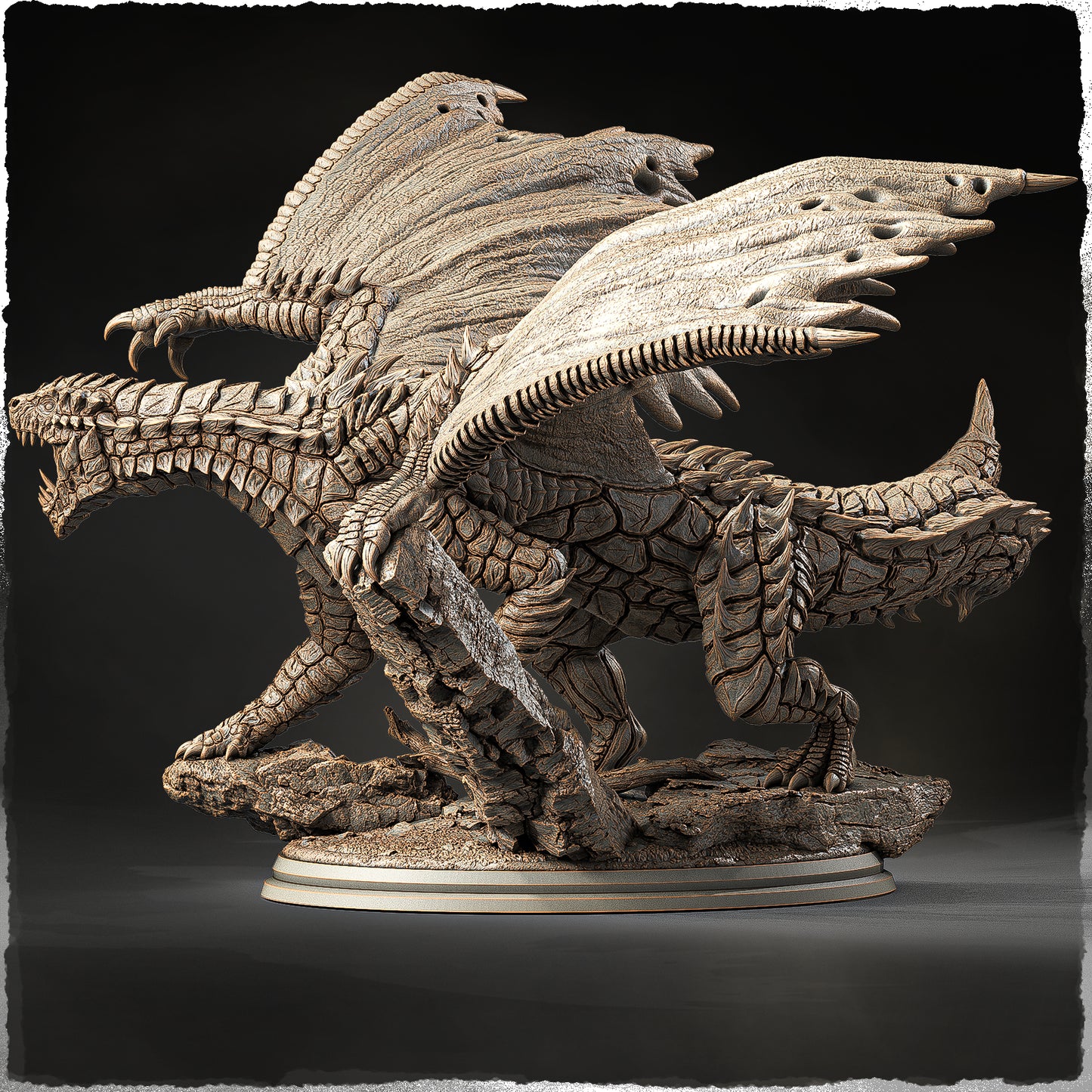 Evox Arts - World Dragons #2 - North American - DnD/TTRPG Figure/Miniature