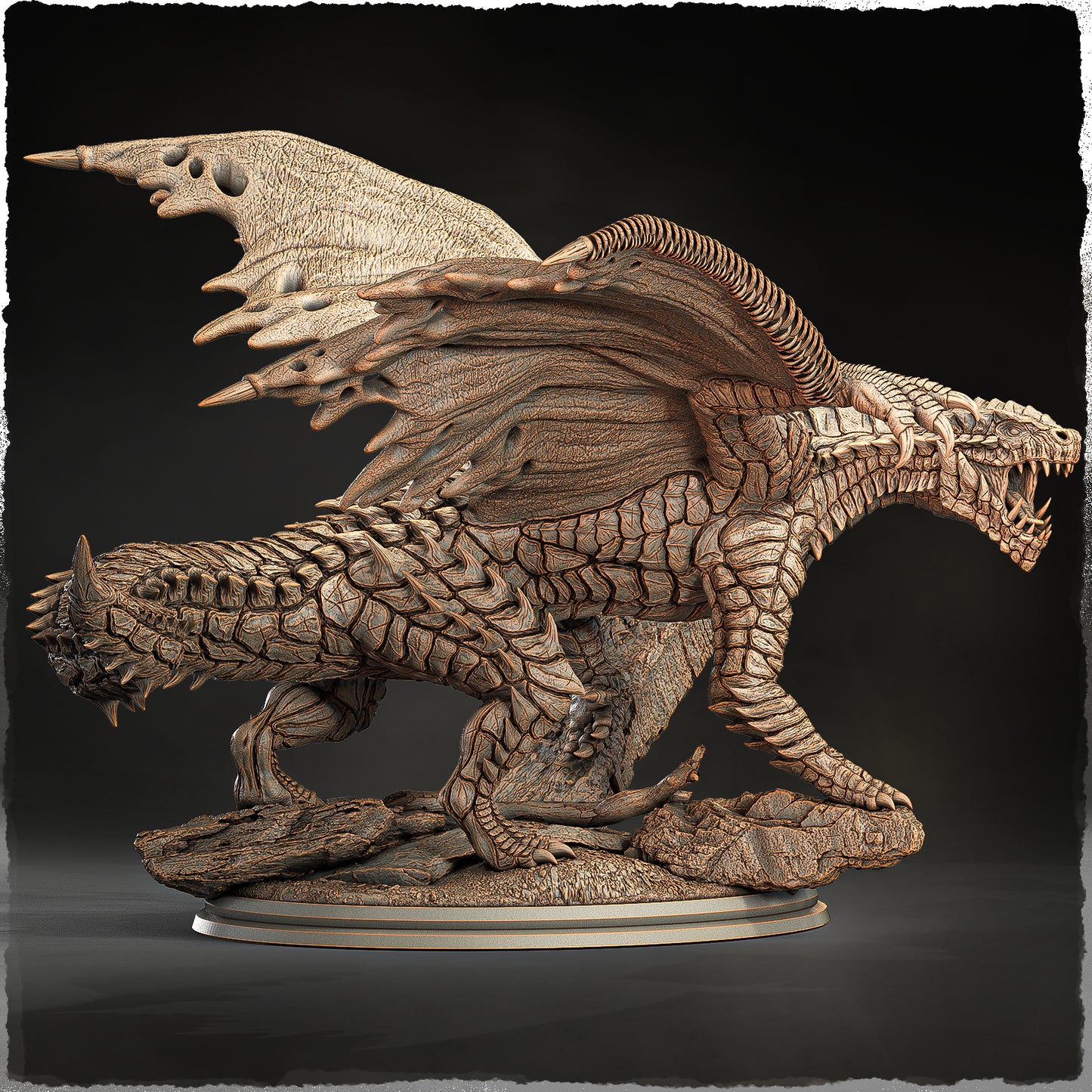 Evox Arts - World Dragons #2 - North American - DnD/TTRPG Figure/Miniature