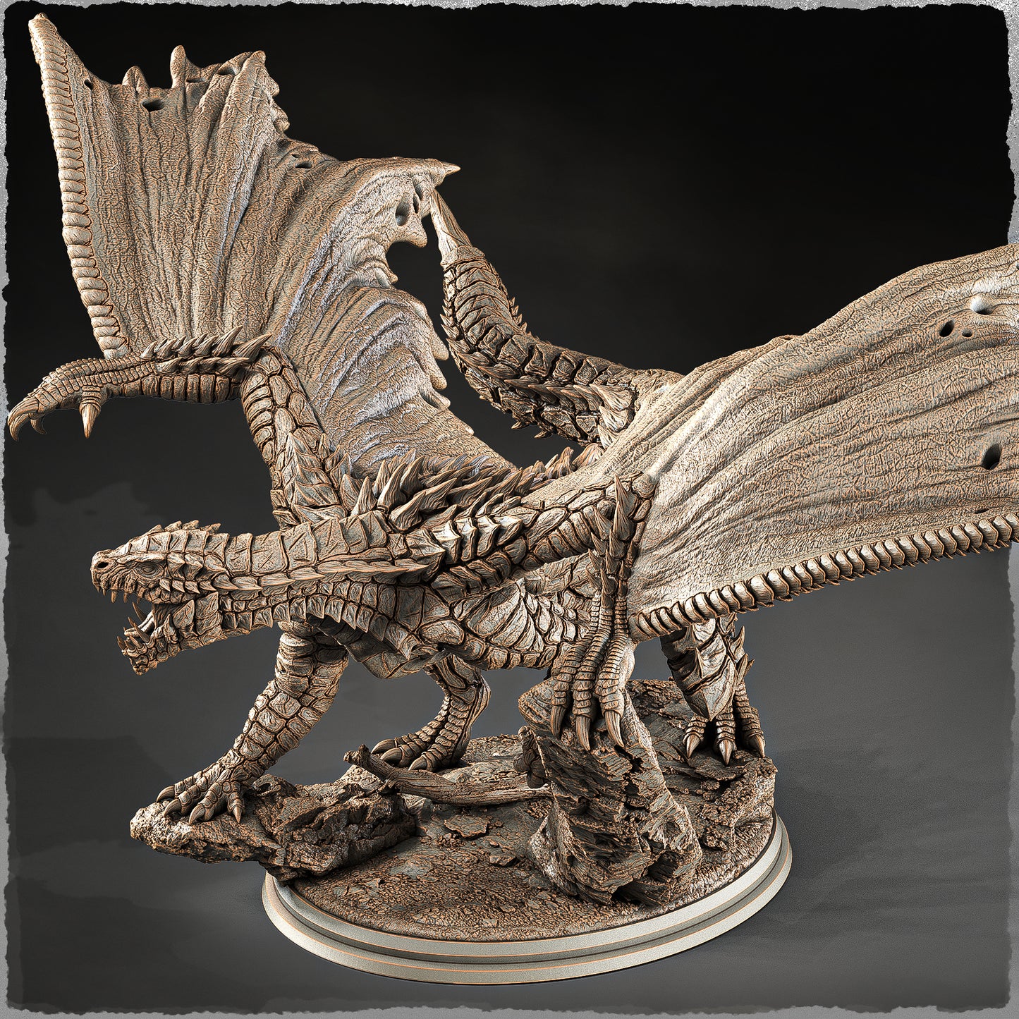 Evox Arts - World Dragons #2 - North American - DnD/TTRPG Figure/Miniature