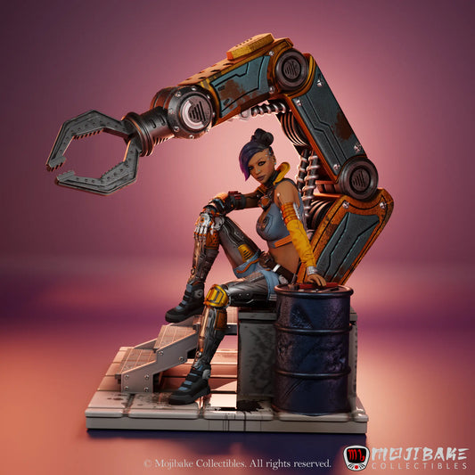 Alessandro Di Cesare - Chroma City - Nova, Gearheart Maverick - 100mm Pin Up/Figure/Model/Diorama - Helios3DPrinting