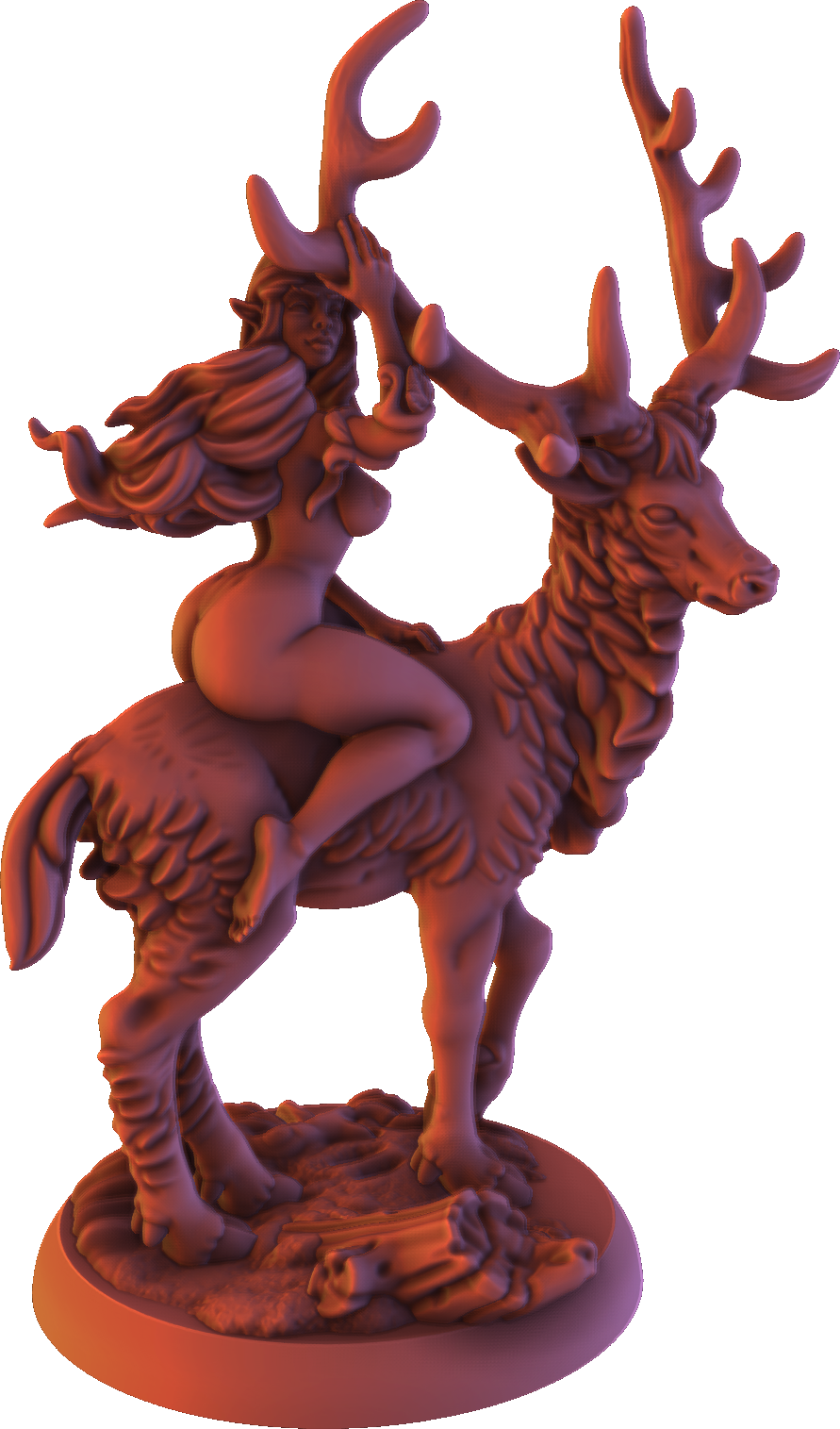 Gaia Miniatures - Elven Forest - Eirenya - 75mm Pin Up/Figure/Model/Diorama