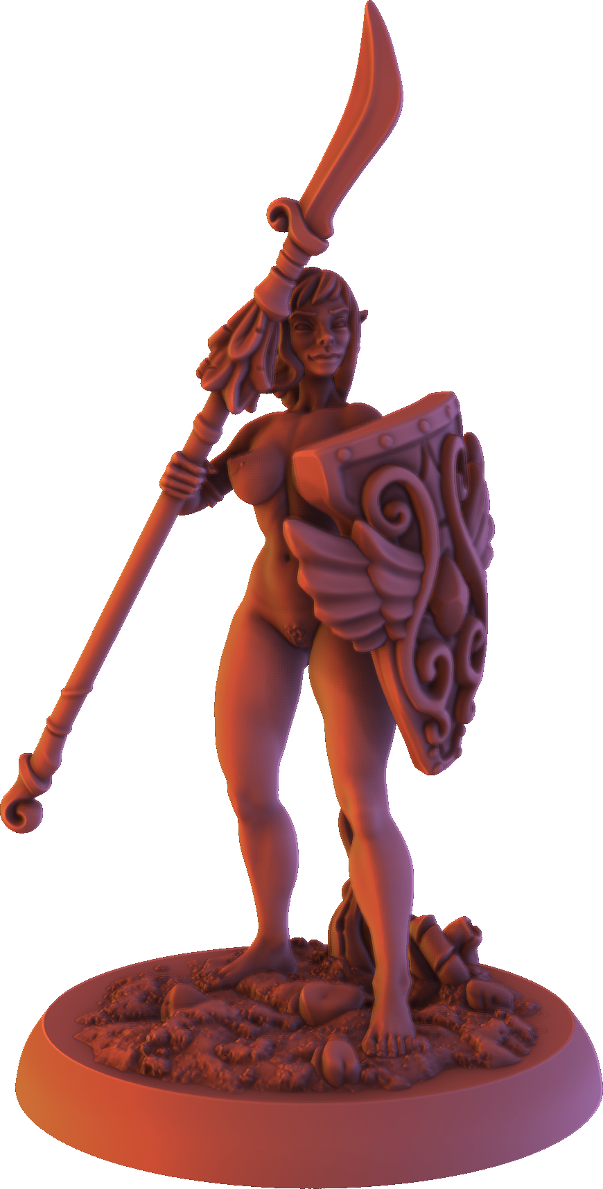 Gaia Miniatures - Elven Forest - Thandriel - 75mm Pin Up/Figure/Model/Diorama