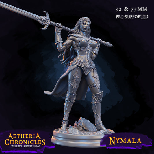 Mystic Makers - Aetheria Chronicles - Nymala - 75mm Pin Up/Figure/Model/Diorama