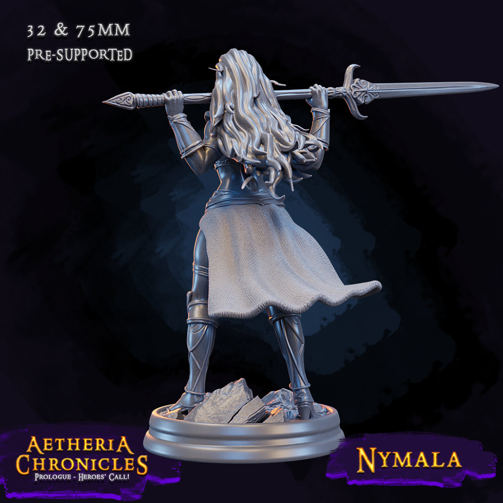Mystic Makers - Aetheria Chronicles - Nymala - 75mm Pin Up/Figure/Model/Diorama