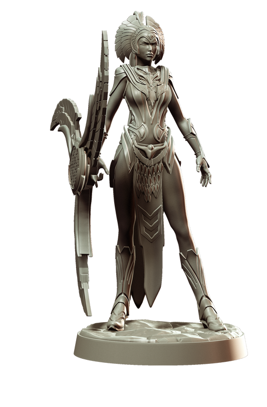 Valkyrie Legend - Seraphina Fireheart - 75mm Pin Up/Figure/Model/Diorama