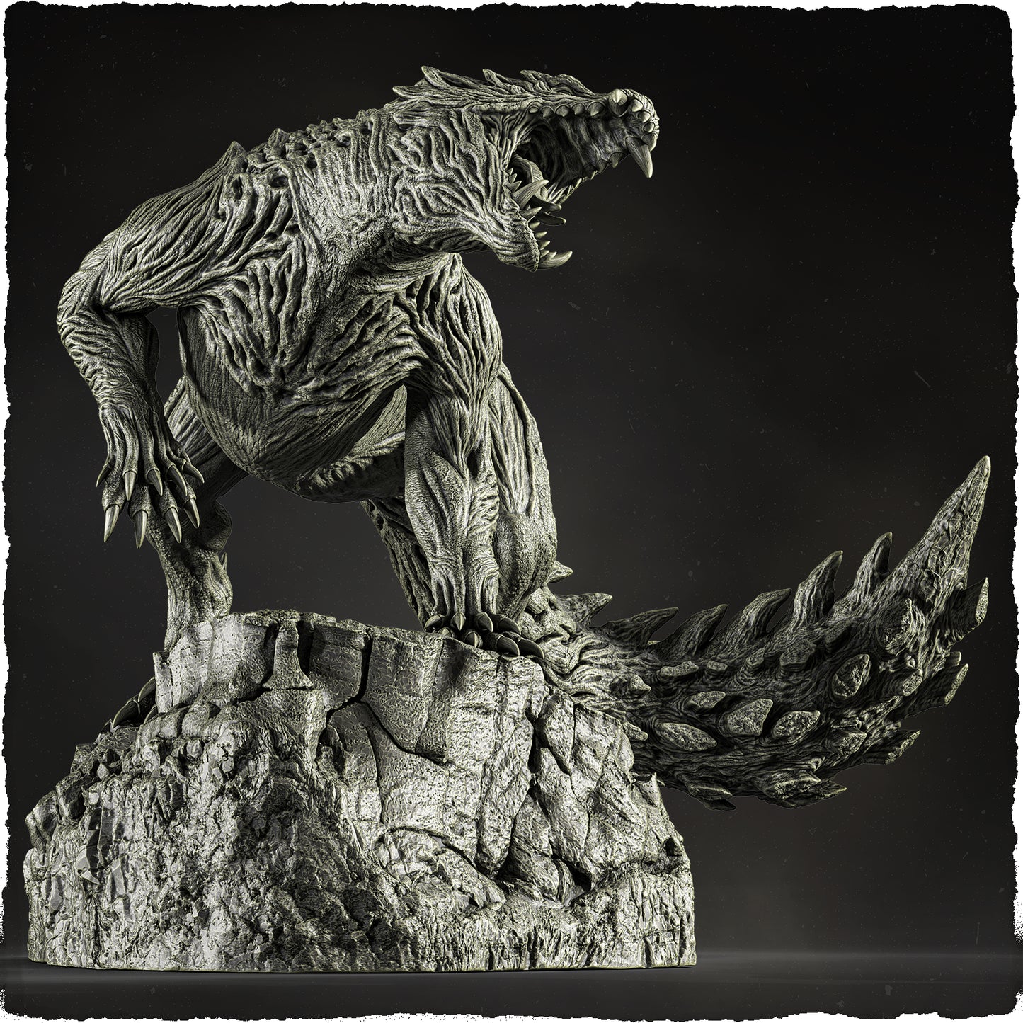 Evox Arts - Hunter's Guild - Obsidian Fang - DnD/TTRPG Figure/Miniature