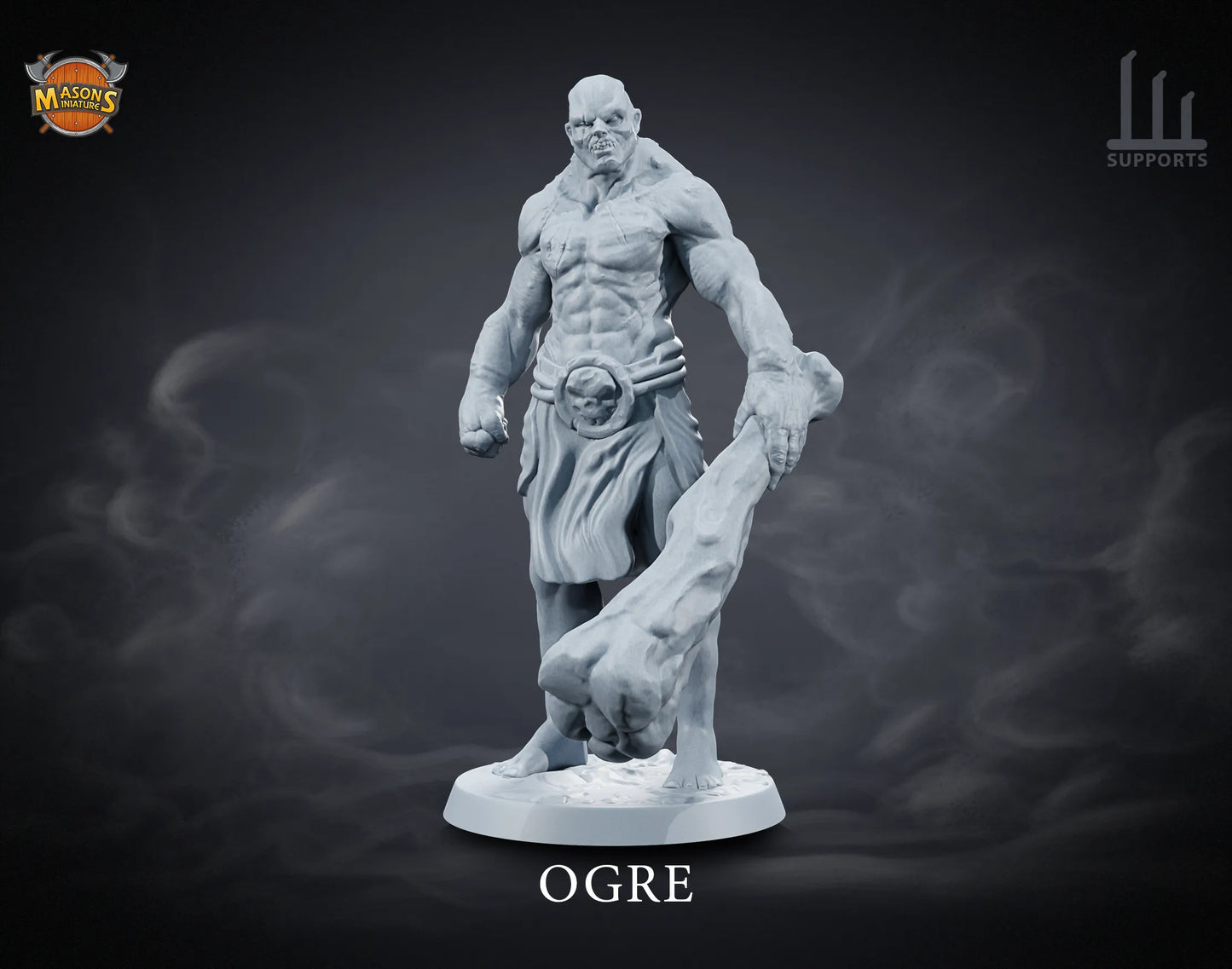 Masons Miniatures - Abyss Dwellers - Ogre - DnD/TTRPG Figure/Miniature