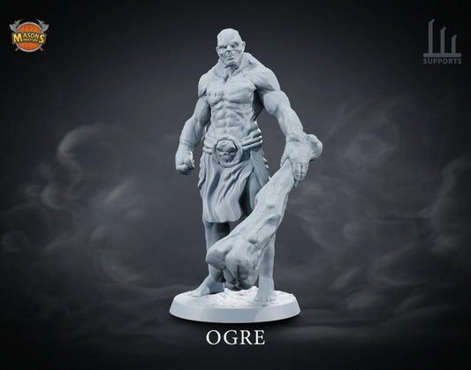 Masons Miniatures - Abyss Dwellers - Ogre - DnD/TTRPG Figure/Miniature