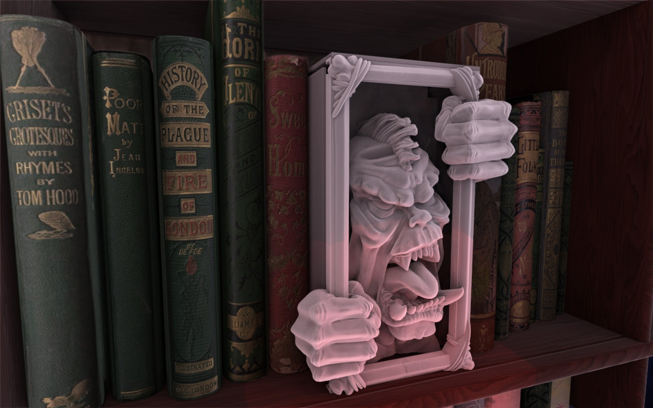 Crosslances - Book Nook/Shelf Insert - Orc