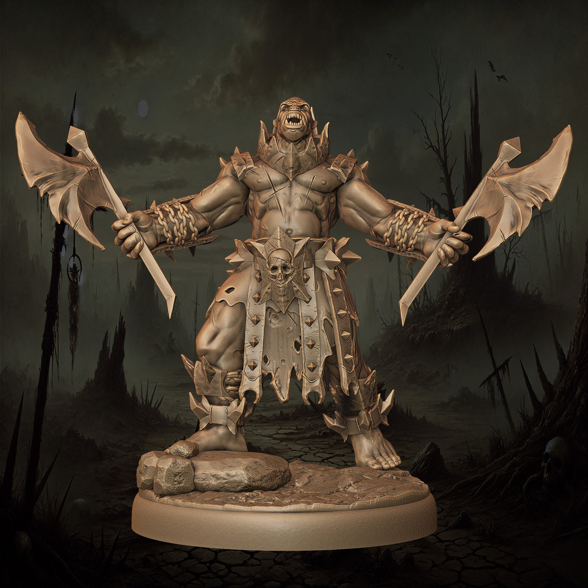 Monolith Arts - Orcs - Berserker #1 - DnD/TTRPG Figure/Miniature